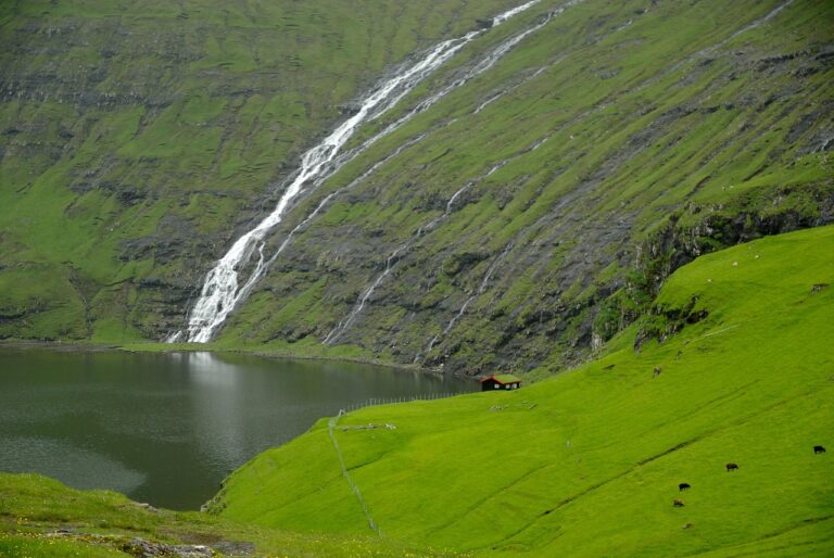 faroe islands, saksun, cascade, fjord, faroe islands, faroe islands, faroe islands, faroe islands, faroe islands